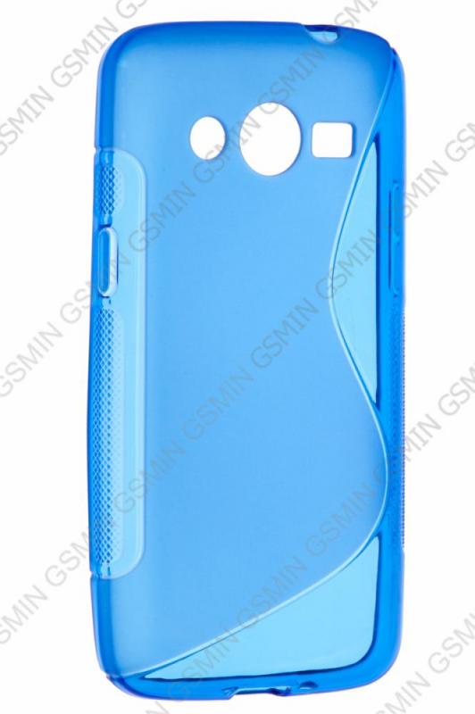 фото Чехол nobrand для samsung galaxy core blue