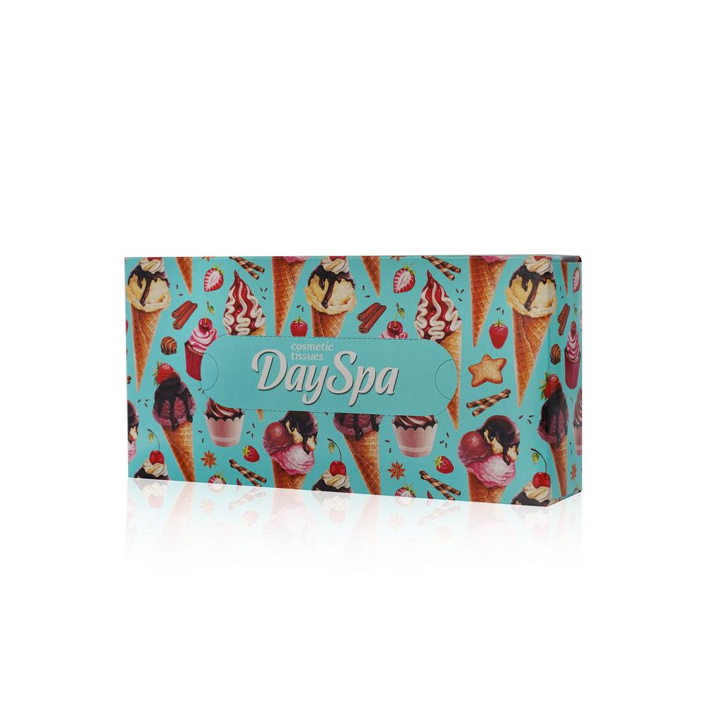

Салфетки бумажные Day Spa косметические двухслойные 19 x 19 см 100 шт
