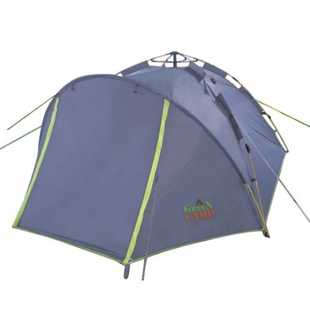 Палатка Green Camp GC-900, кемпинговая, 4 места, blue