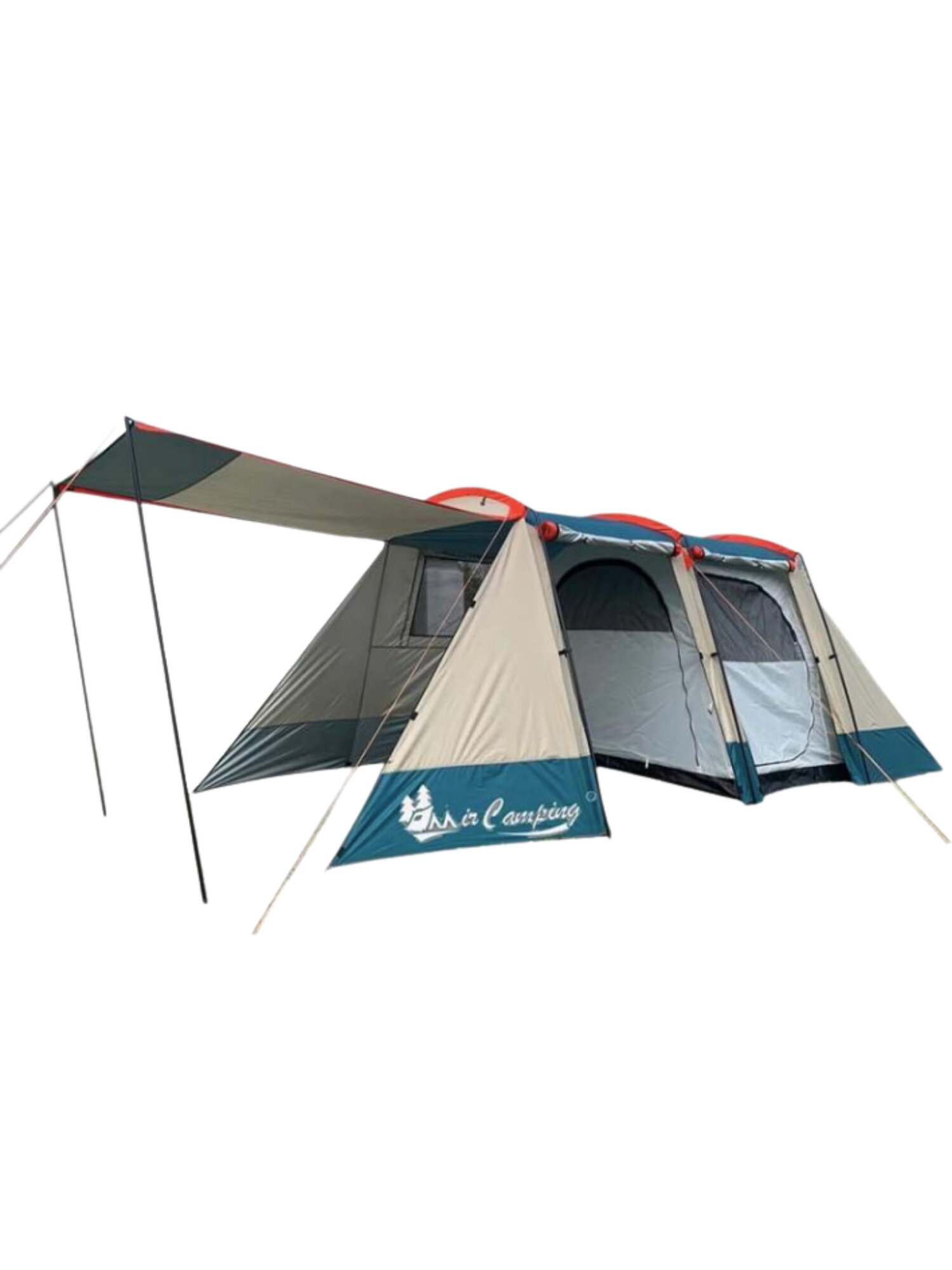 Палатка MiMir Outdoor ART-019, кемпинговая, 4 места, blue