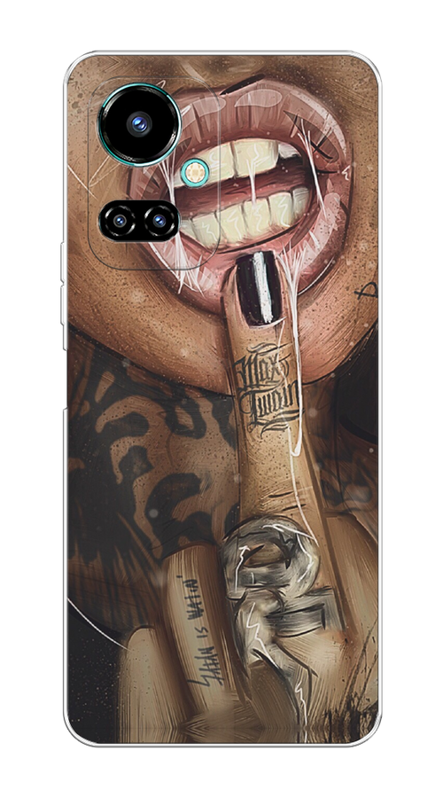 

Чехол Awog на Tecno Camon 19/19 Pro 4G "Девушка с татуировками", Разноцветный, 302250-9