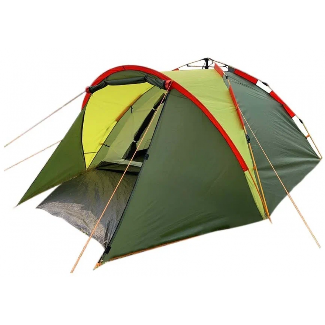 Палатка MiMir Outdoor ART-900, кемпинговая, 3 места, green