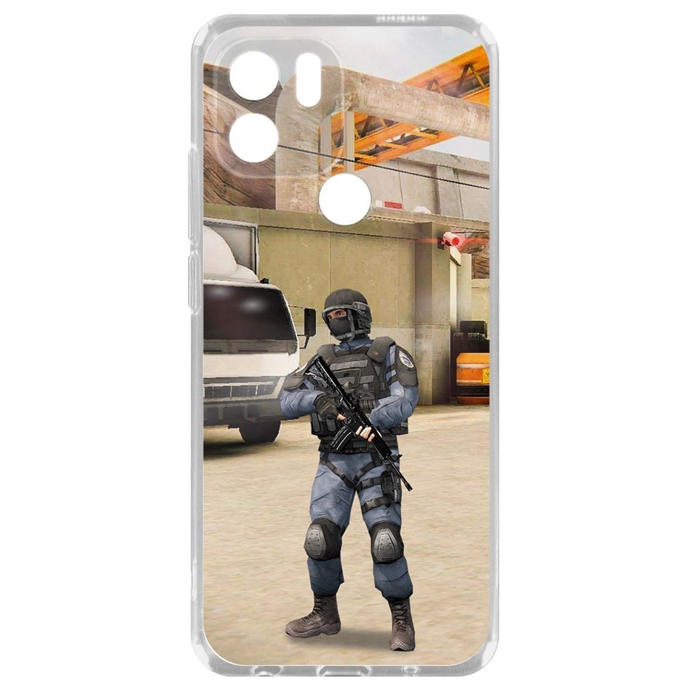 Чехол-накладка Krutoff Clear Case Cтандофф 2 (Standoff 2) - GIGN для Xiaomi Redmi A2+