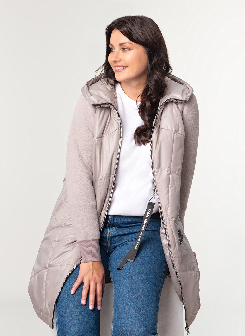 

Пальто женское Napoli 61664 серое 54 RU, 61664