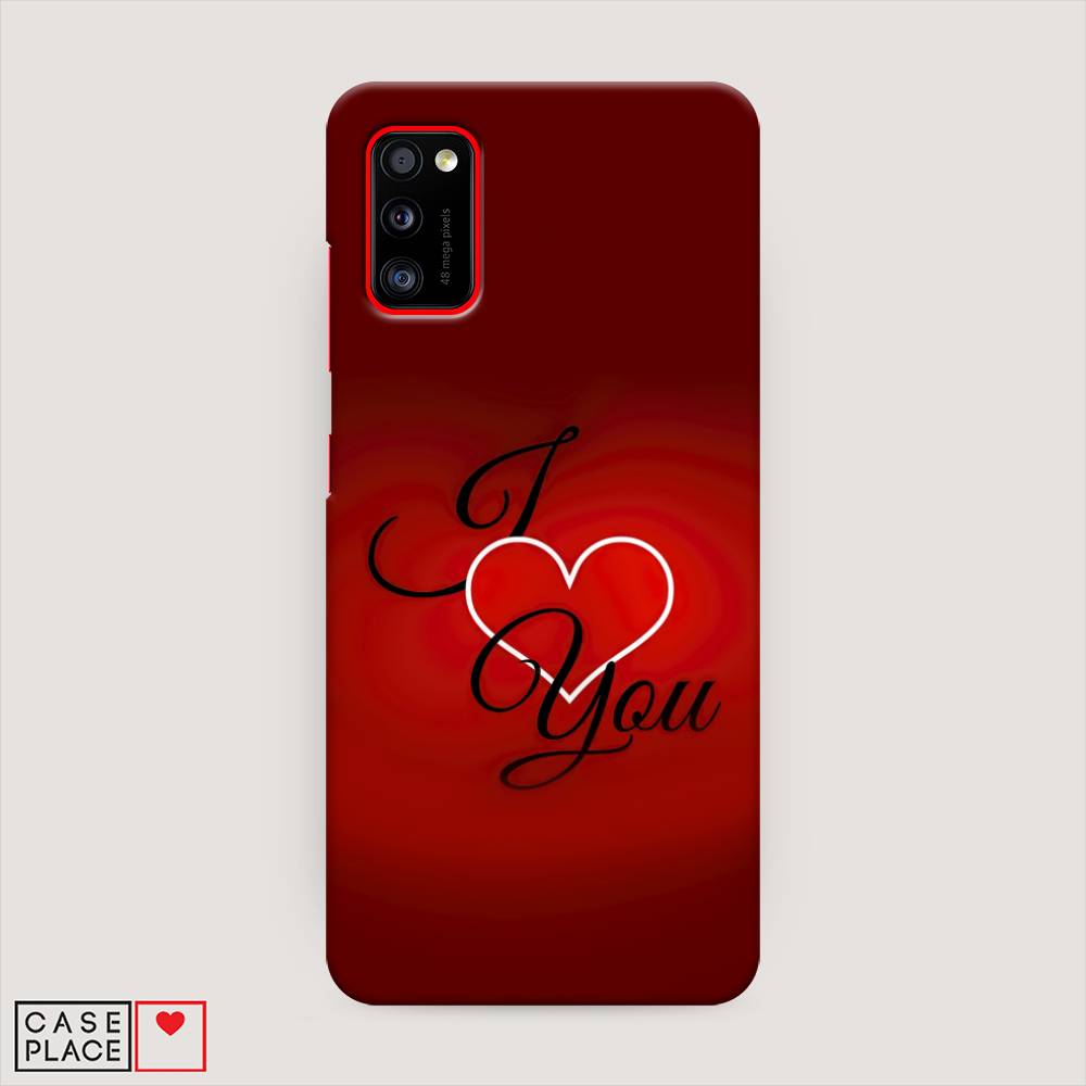 

Пластиковый чехол "I love you 3" на Samsung Galaxy A41