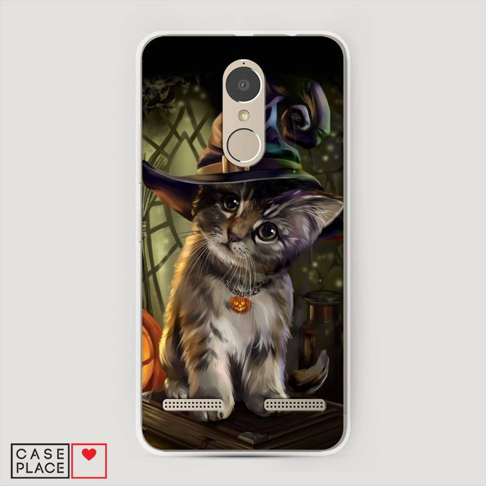 

Чехол Awog на Lenovo K6 Power / Леново K6 Power "Кот на Хэллоуин", 112350-2