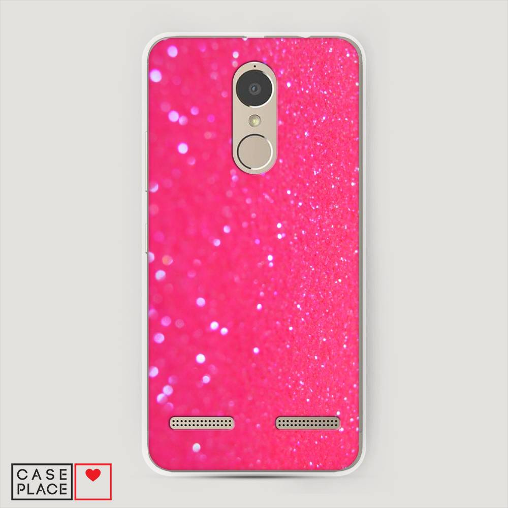 

Чехол Awog "Малиновые блестки рисунок" для Lenovo K6 Power
