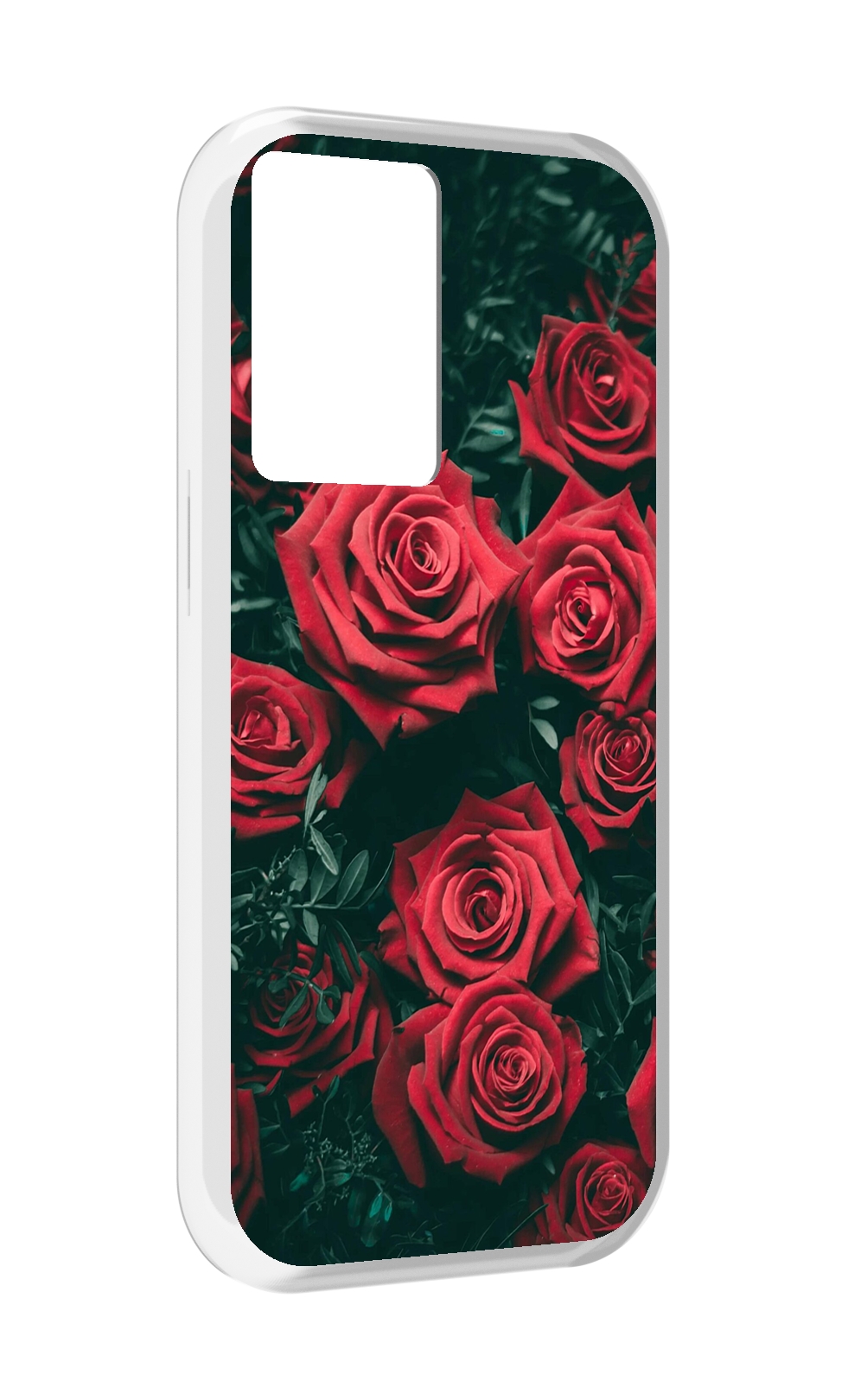 

Чехол MyPads красные-бархатные-розы для OnePlus Nord N20 SE, Прозрачный, Tocco
