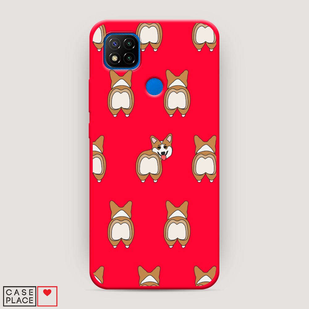 

Чехол Awog на Xiaomi Redmi 9C "Милый корги фон", Разноцветный, 39053-1