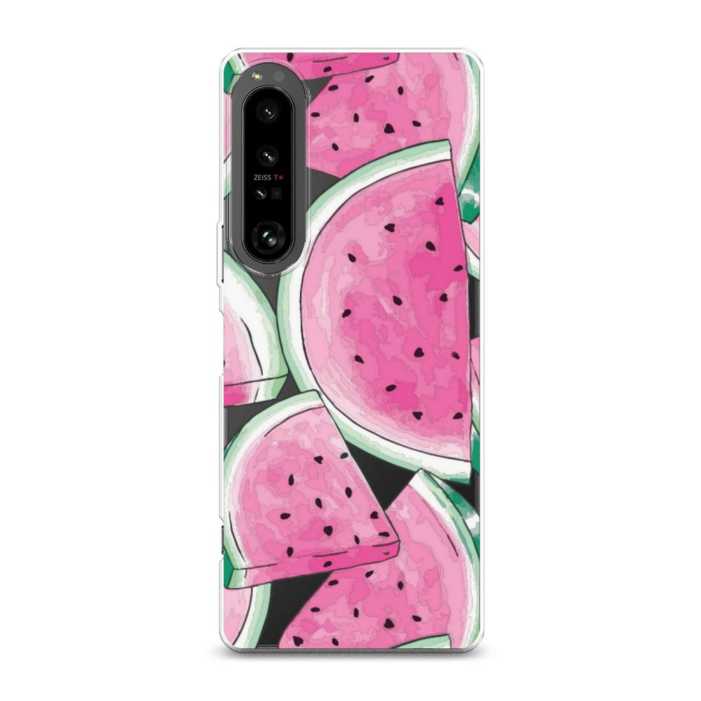 

Чехол Awog на Sony Xperia 1 IV "Акварельные арбузы", Разноцветный, 55150-10