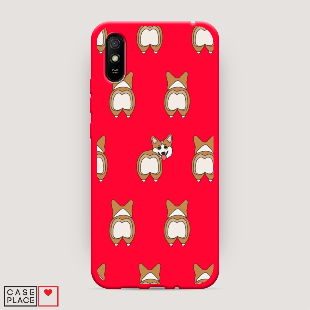 

Чехол Awog на Xiaomi Redmi 9A "Милый корги фон", Разноцветный, 38953-1