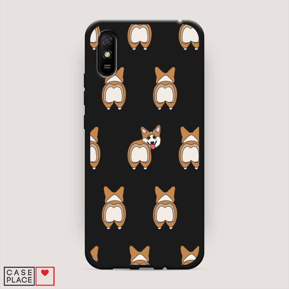 

Чехол Awog на Xiaomi Redmi 9A "Милый корги фон", Разноцветный, 38952-1