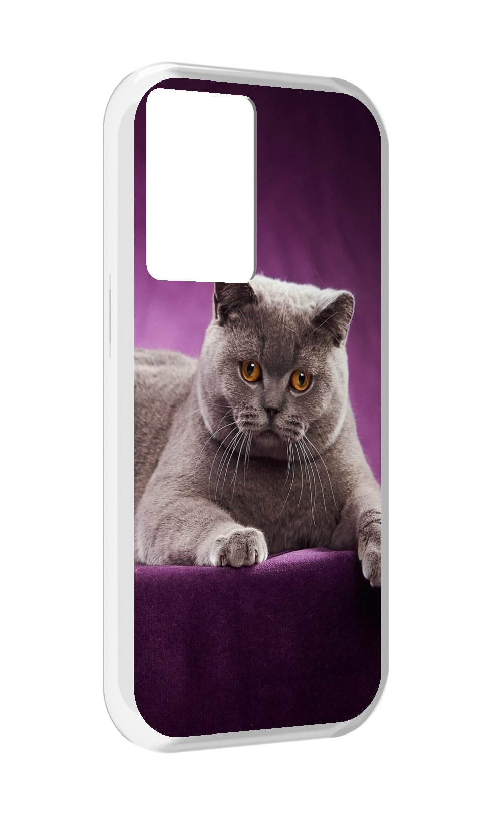 Чехол MyPads кошка британская короткая для OnePlus Nord N20 SE