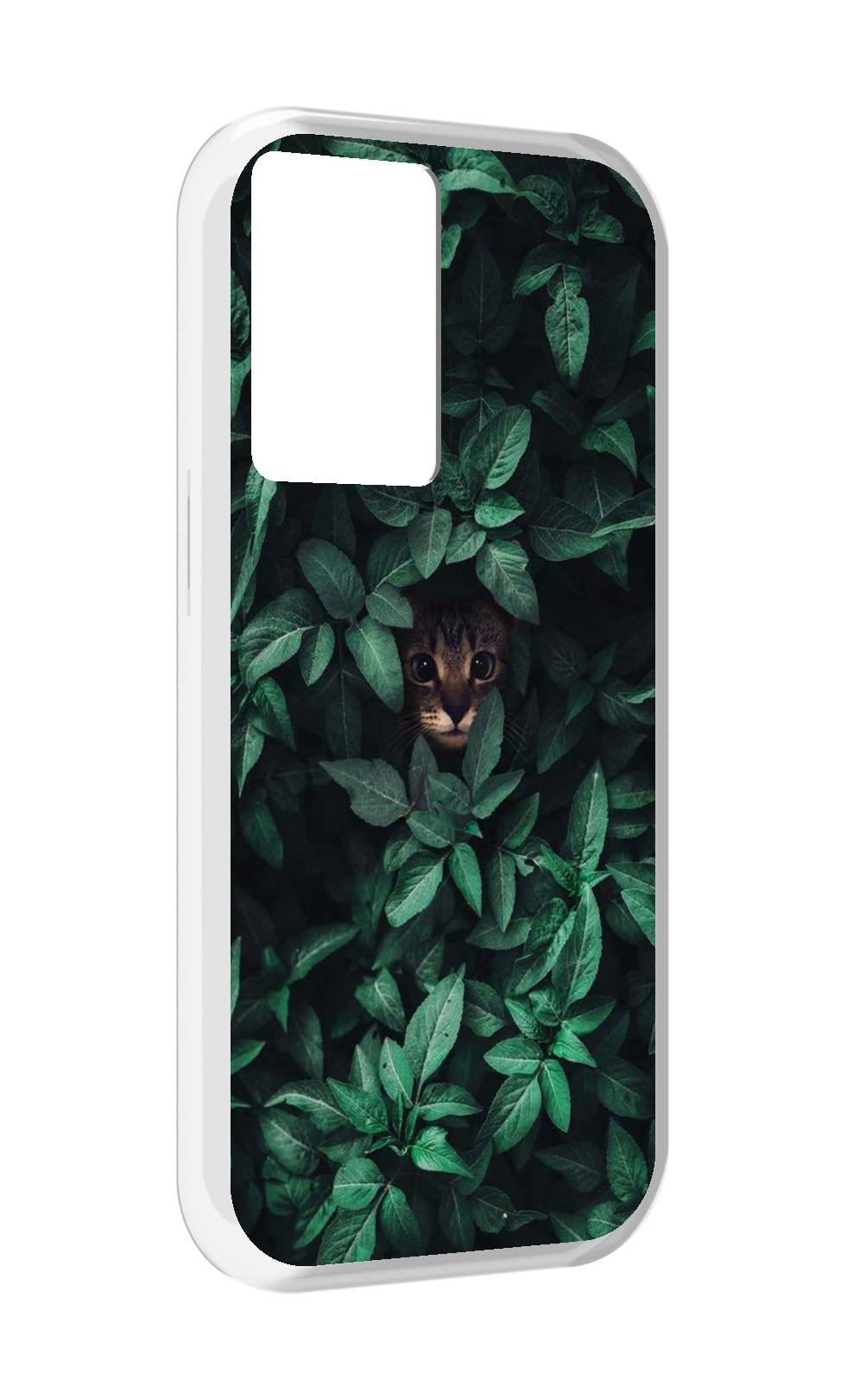 

Чехол MyPads котенок в листьях для OnePlus Nord N20 SE, Прозрачный, Tocco