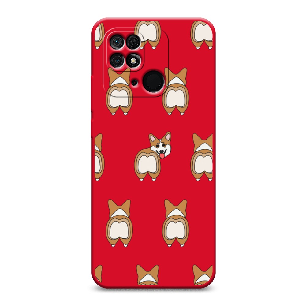 

Чехол Awog на Xiaomi Redmi 10C "Милый корги фон", Разноцветный, 313453-1