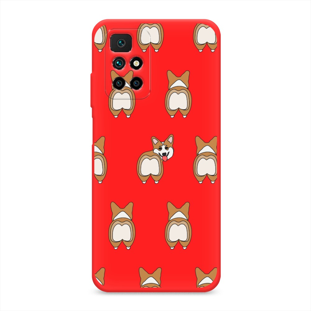 

Чехол Awog на Xiaomi Redmi 10 "Милый корги фон", Разноцветный, 311353-1