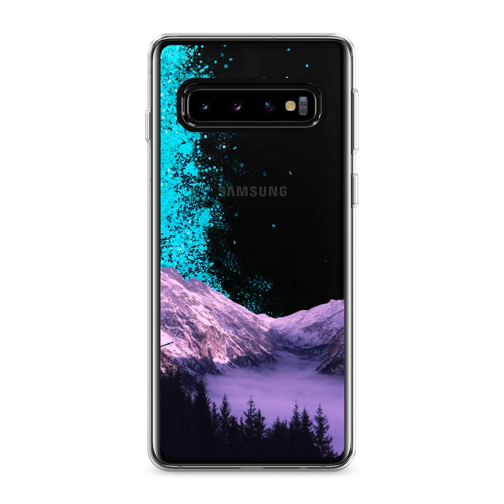 

Чехол Awog на Samsung Galaxy S10 "Горный туман", Разноцветный, 27093-1