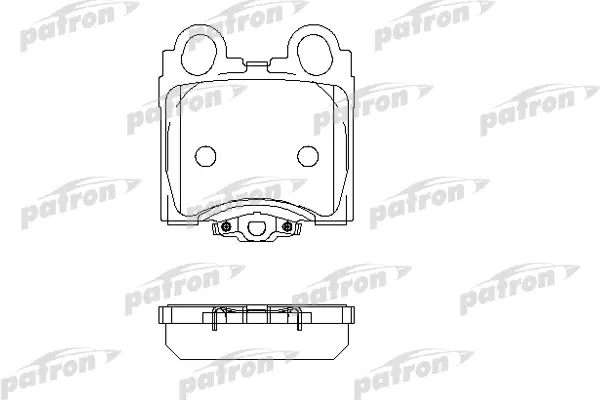 

Колодки тормозные дисковые задн LEXUS: GS 97-05, IS 99-, SC 01- PATRON PBP1610