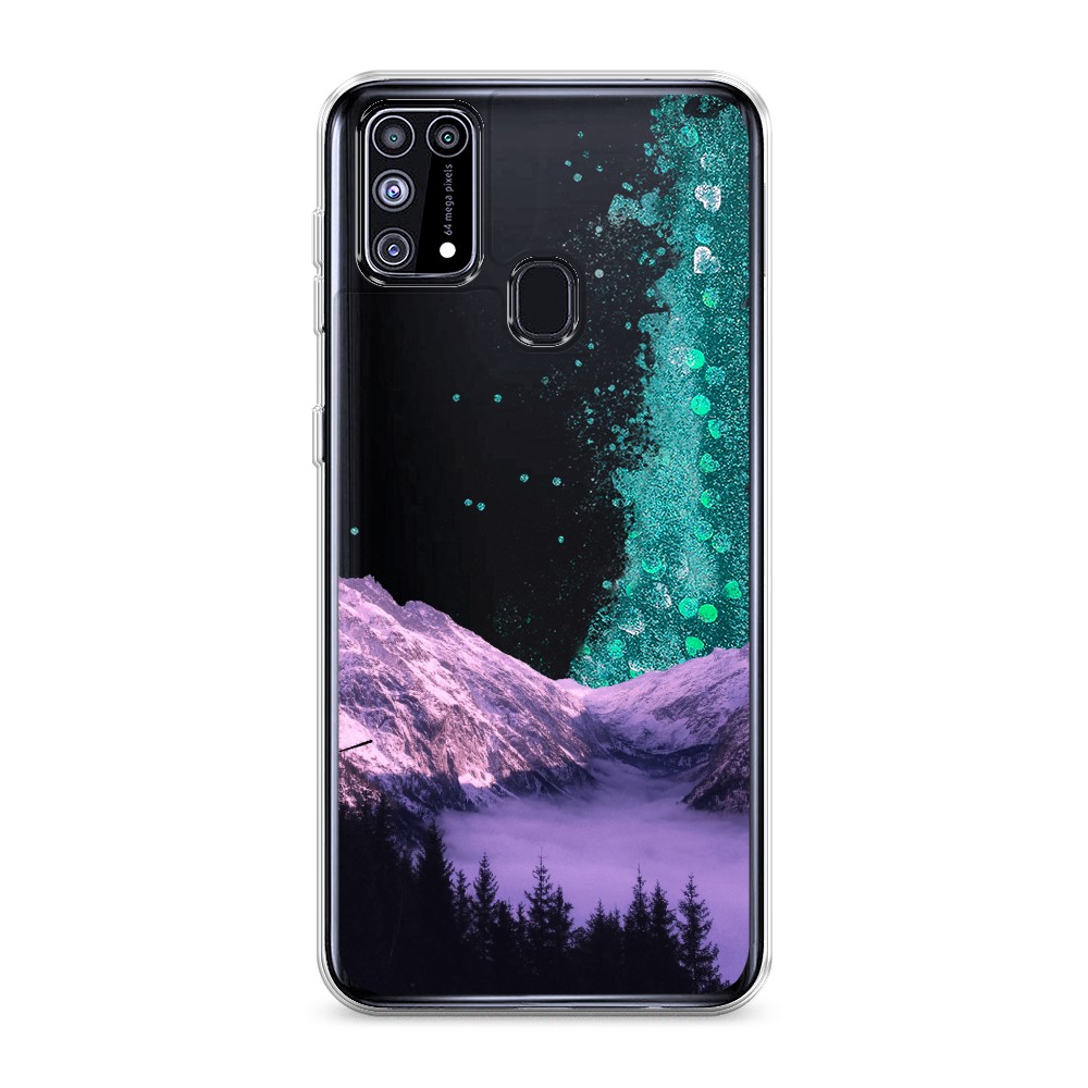 

Жидкий чехол с блестками "Горный туман" на Samsung Galaxy M31, 2100795-1