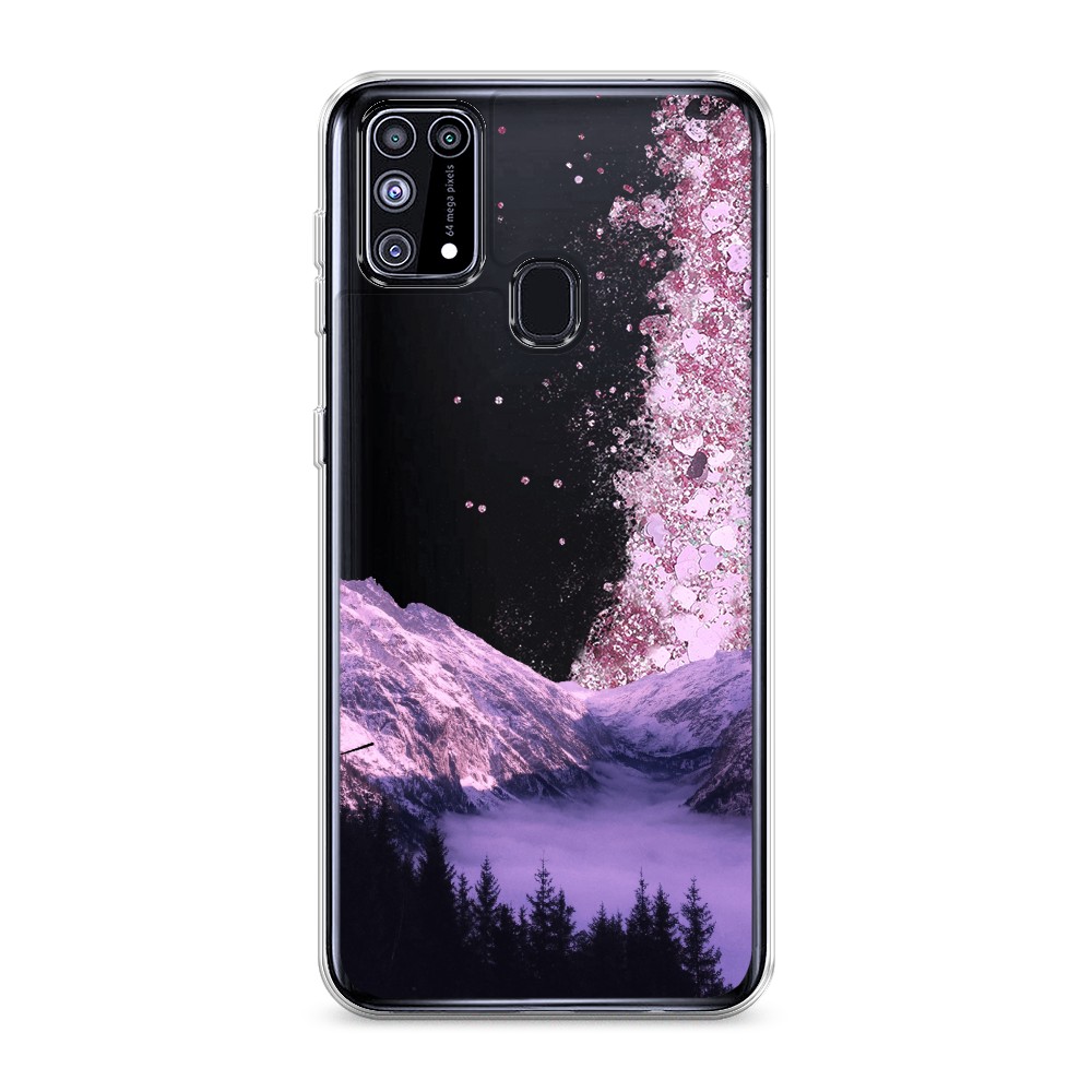 

Жидкий чехол с блестками "Горный туман" на Samsung Galaxy M31, 2100794-1