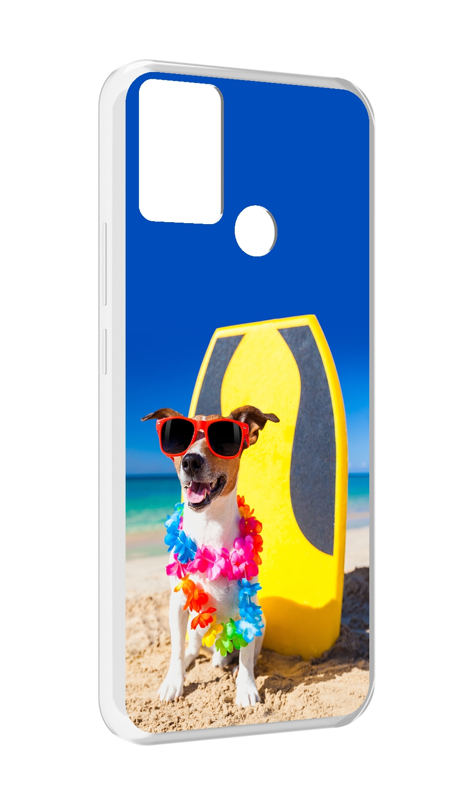 

Чехол MyPads Гавайская-собака для Infinix Hot 11 Play, Прозрачный, Tocco
