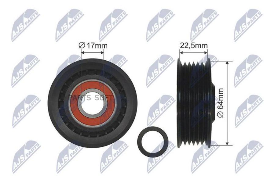 Rnk-Au-001 Ролик Ручейкового Ремня Audi A4 25Tdi 2000-A6 25Tdi 2000-Chrysler 300C 35 1390₽