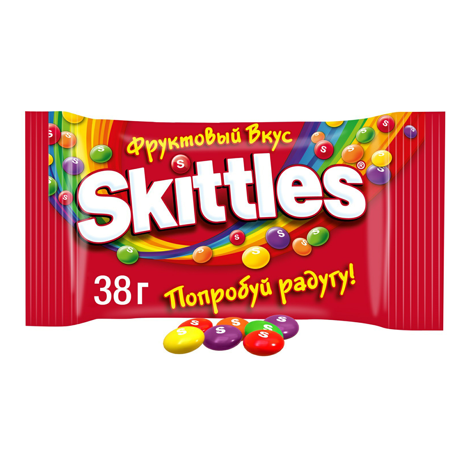 фото Драже skittles фруктовое 38 г