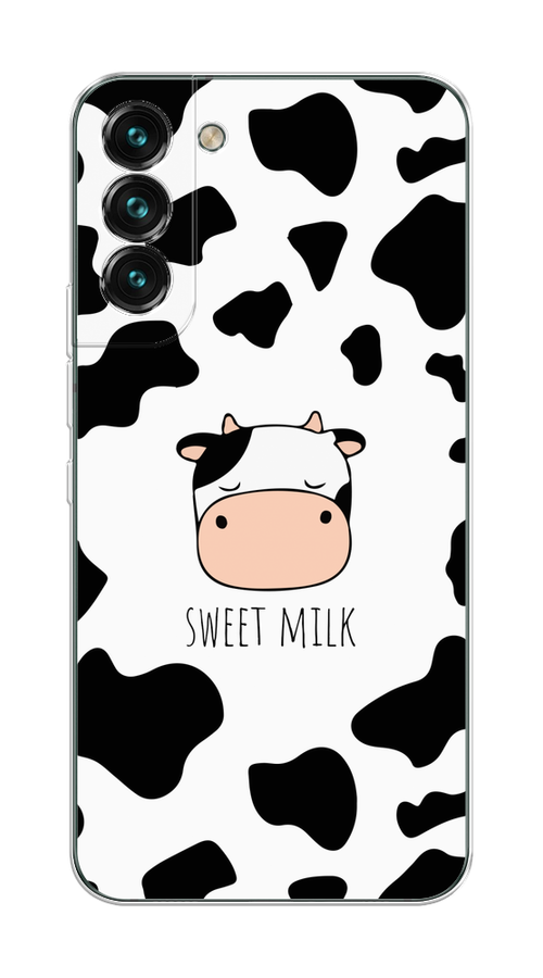 

Чехол на Samsung Galaxy S22 Plus "Sweet milk", Розовый;белый;черный, 2103950-1