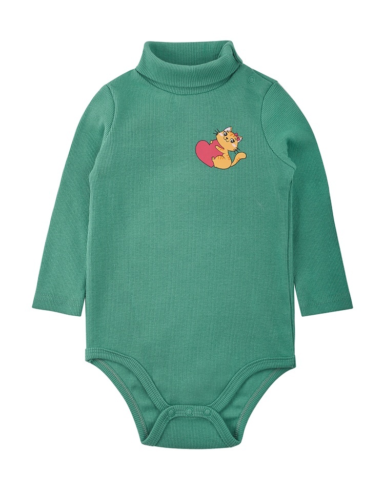 

Боди детское Kari Baby AW24B21503504, темно-зеленый, 74, 233925