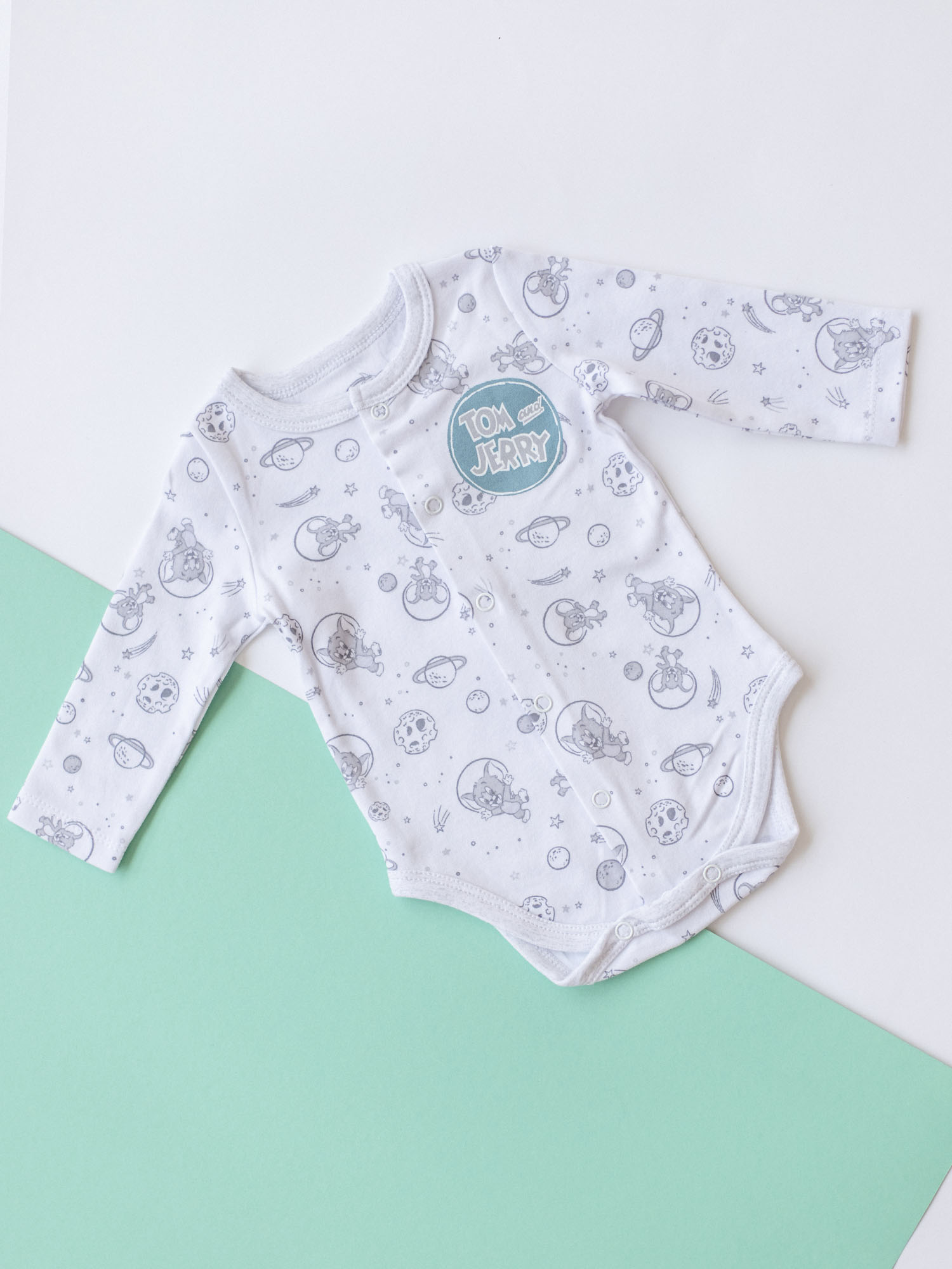 

Боди детское Batik 0071_ОН цв. белый р. 68, 0071_ОН