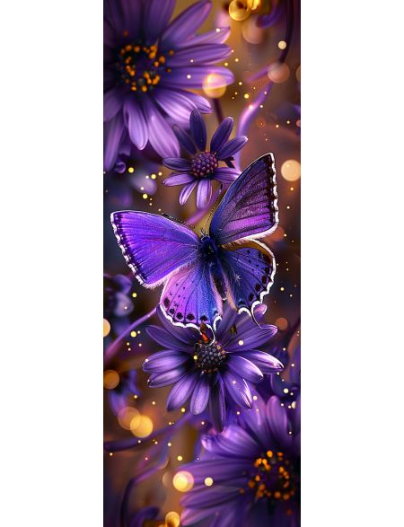 

Алмазная мозаика на подрамнике Бабочка, 40x14 см, 40 цветов, 86583, ПНА-040
