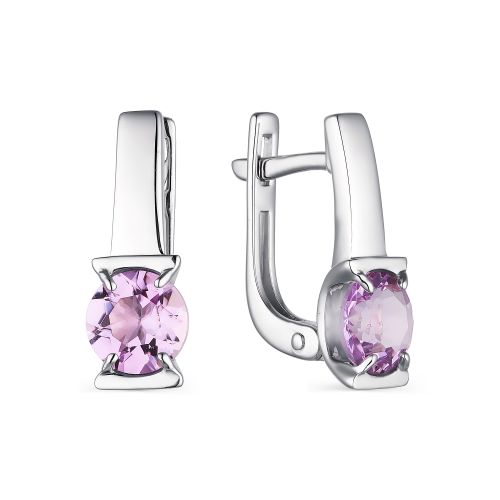 

Серьги из серебра ЯХОНТ Золотой 230761, аметист, 230761