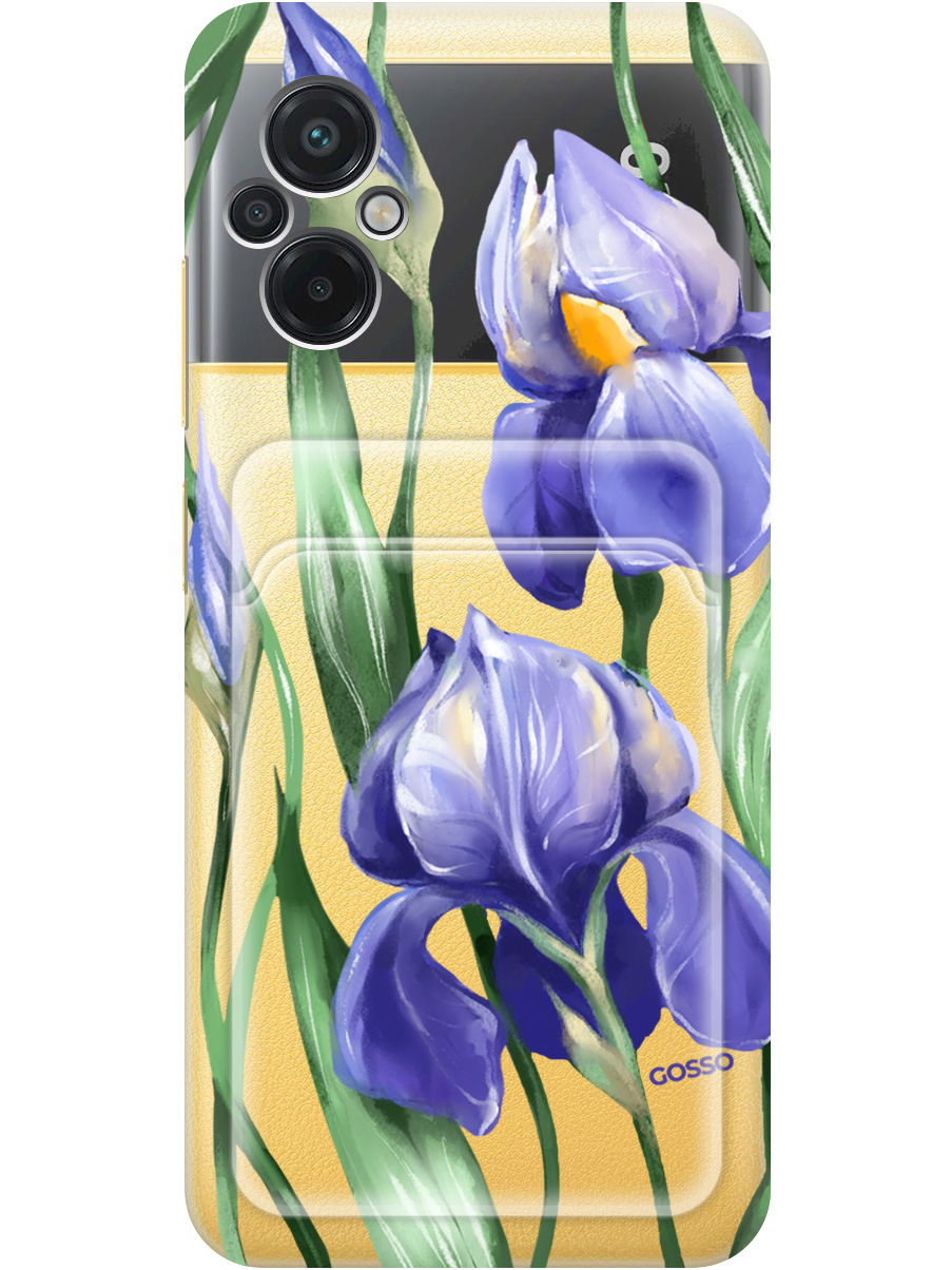 

Силиконовый чехол на Poco M5 с рисунком "Amazing Irises" прозрачный, Прозрачный;белый;синий, 20011969