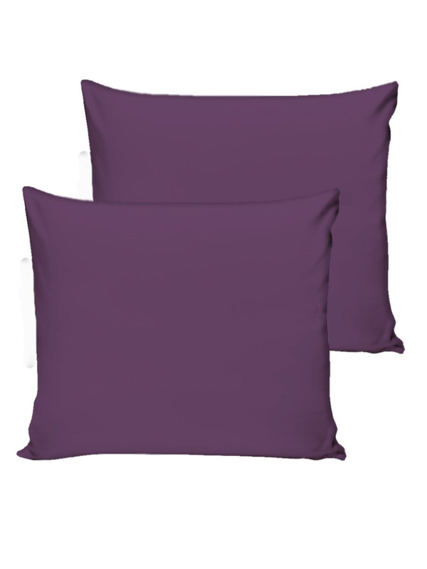 Комплект наволочек Milky Garden 2шт сатин Purple 50x70 см на молнии