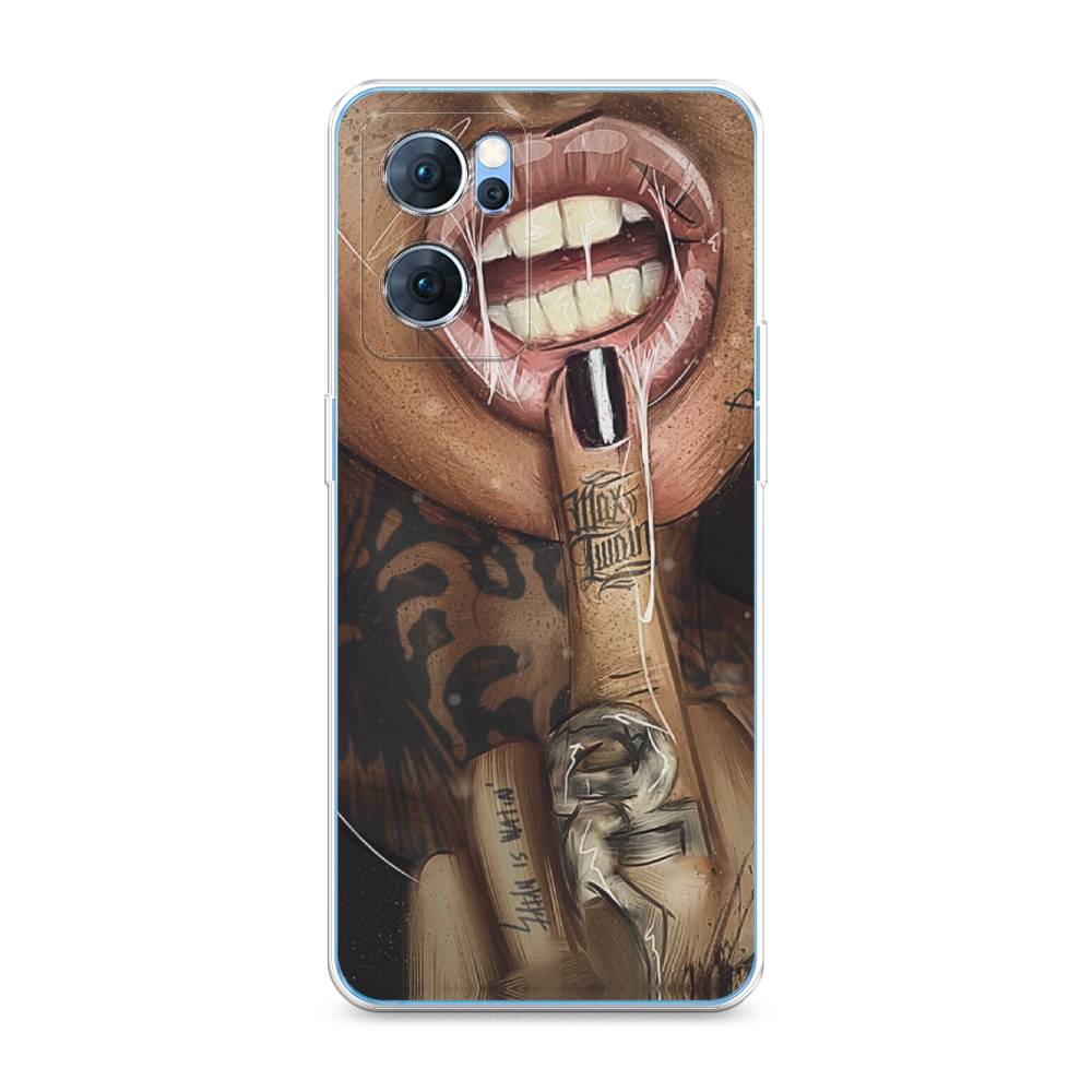 

Чехол Awog на Oppo Reno 7 5G "Девушка с татуировками", Разноцветный, 258150-9