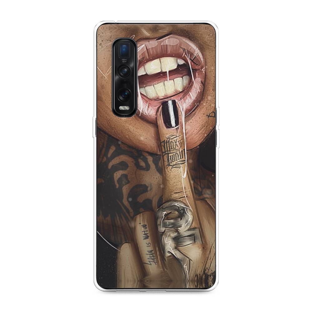 

Чехол Awog на Oppo Find X2 Pro "Девушка с татуировками", Разноцветный, 253350-9