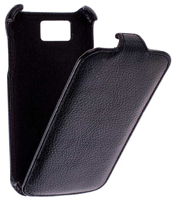 фото Кожаный чехол для samsung galaxy premier (i9260) armor case (черный)