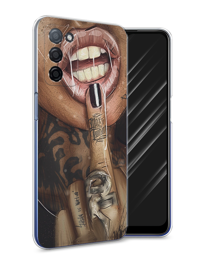 

Чехол Awog на Oppo A55s 5G "Девушка с татуировками", Разноцветный, 2510150-9