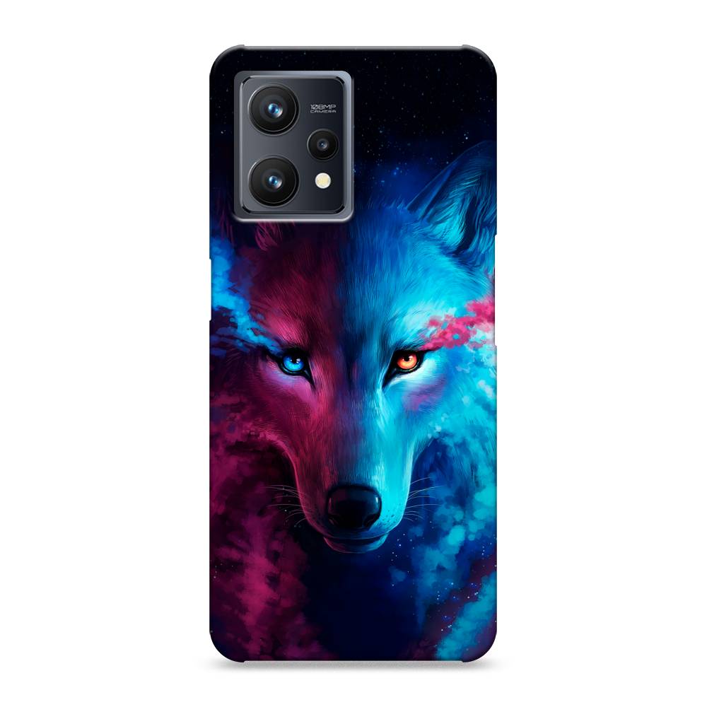 

Пластиковый чехол "Волшебный волк" на Realme 9 Pro Plus, 258720-1