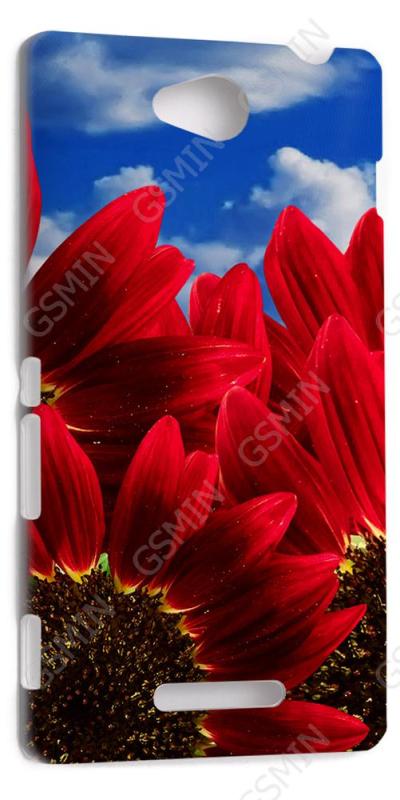 

Чехол NoBrand для Sony Xperia C Дизайн 171, Белый
