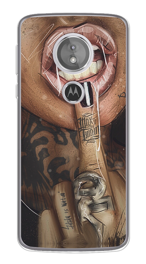 

Чехол Awog на Motorola Moto G6 Play / Моторола Мото G6 Плэй "Девушка с татуировками", Разноцветный, 240950-9