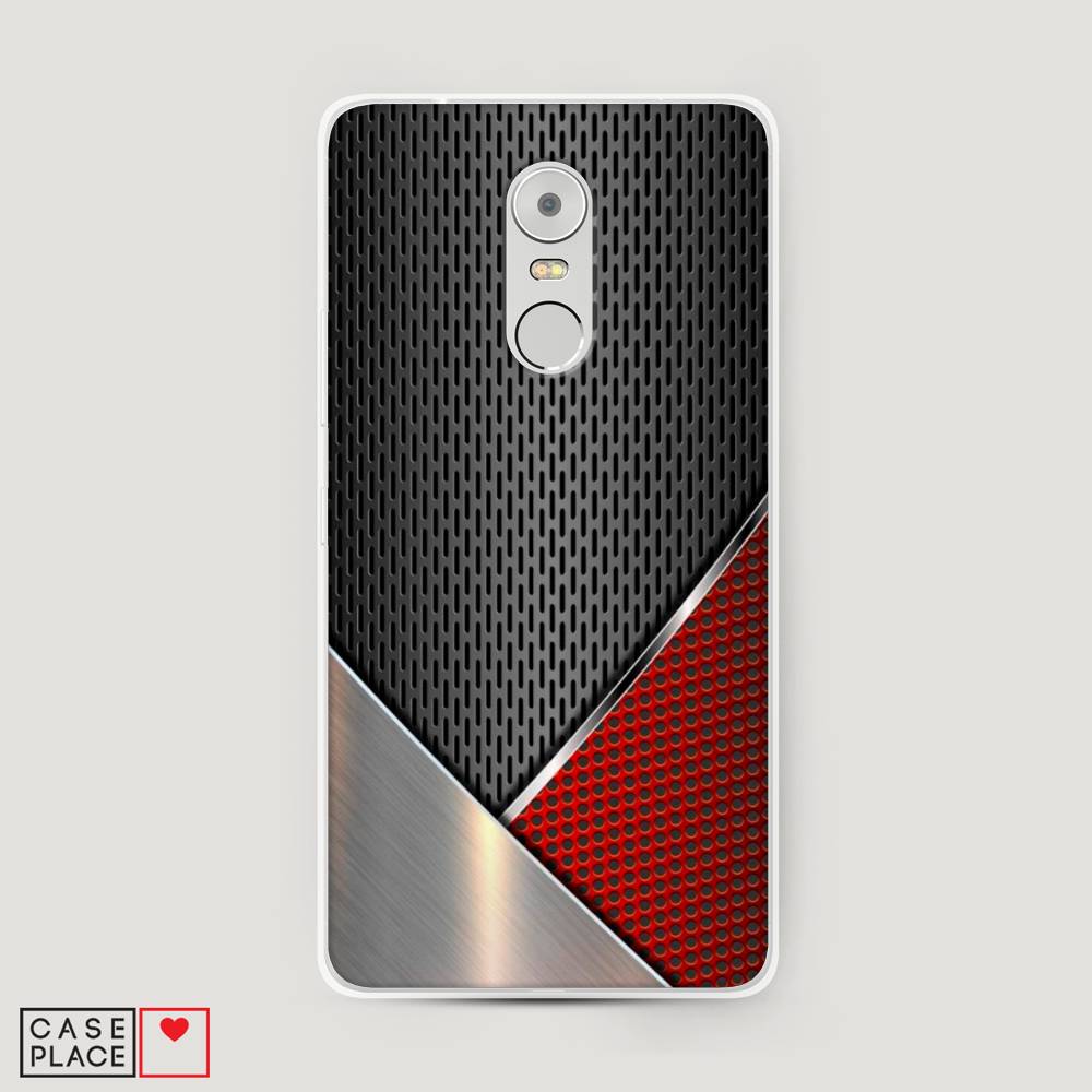 фото Чехол awog "стальной металл" для lenovo k6 note