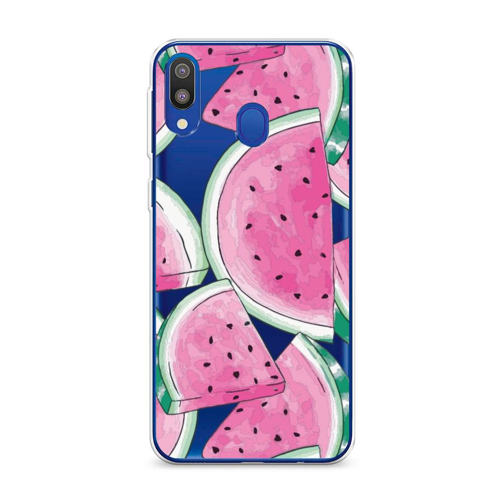 

Чехол Awog на Samsung Galaxy M20 "Акварельные арбузы", Разноцветный, 27450-10