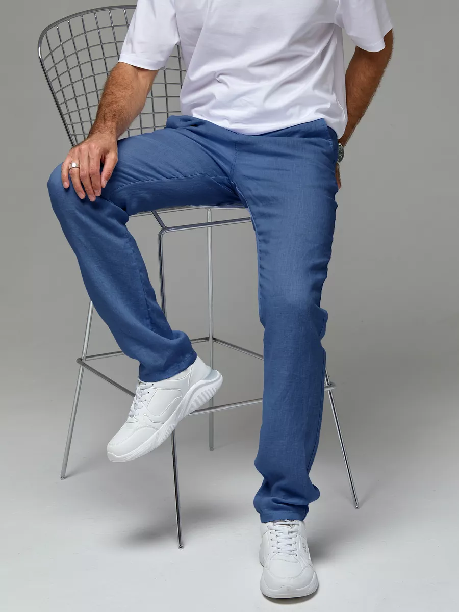 

Брюки мужские HEISEDE LION40К синие 48-50 RU, Синий, LION40К