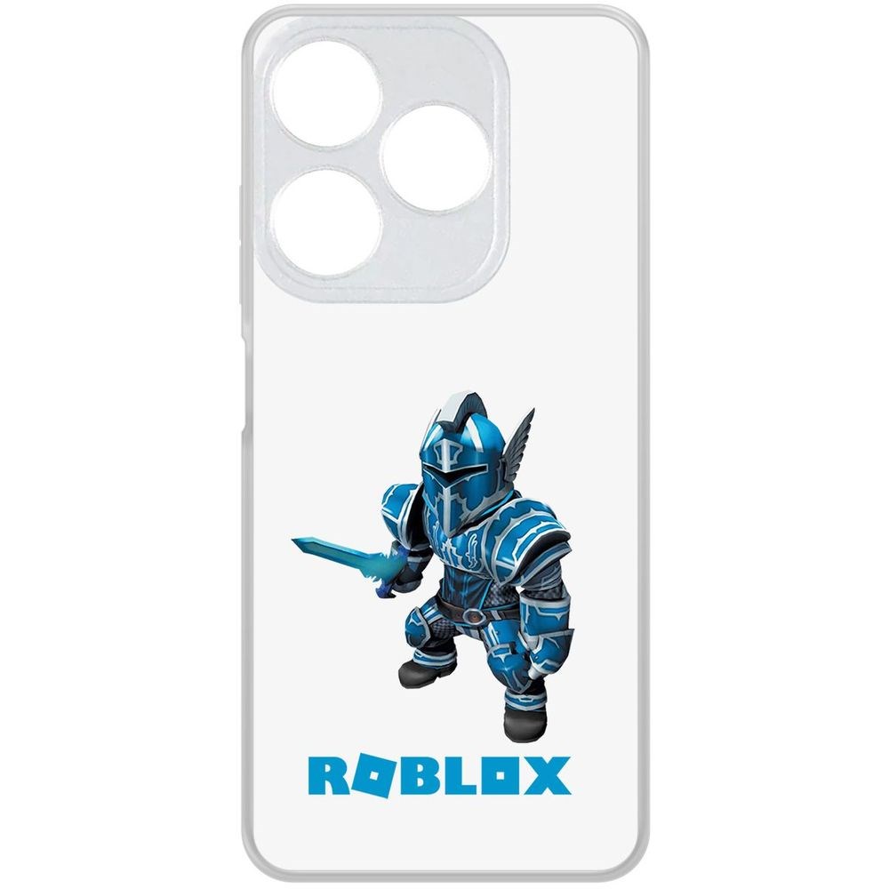 

Чехол-накладка Krutoff Clear Case Roblox-Рыцарь Алар для Tecno Spark 10C, Прозрачный