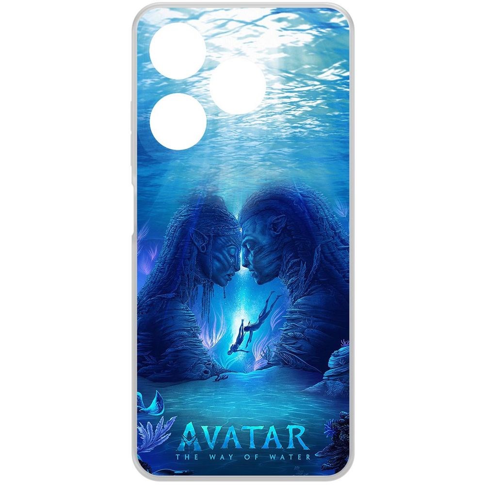 

Чехол-накладка Krutoff Clear Case Аватар - Рифы для TECNO Spark 10, Прозрачный