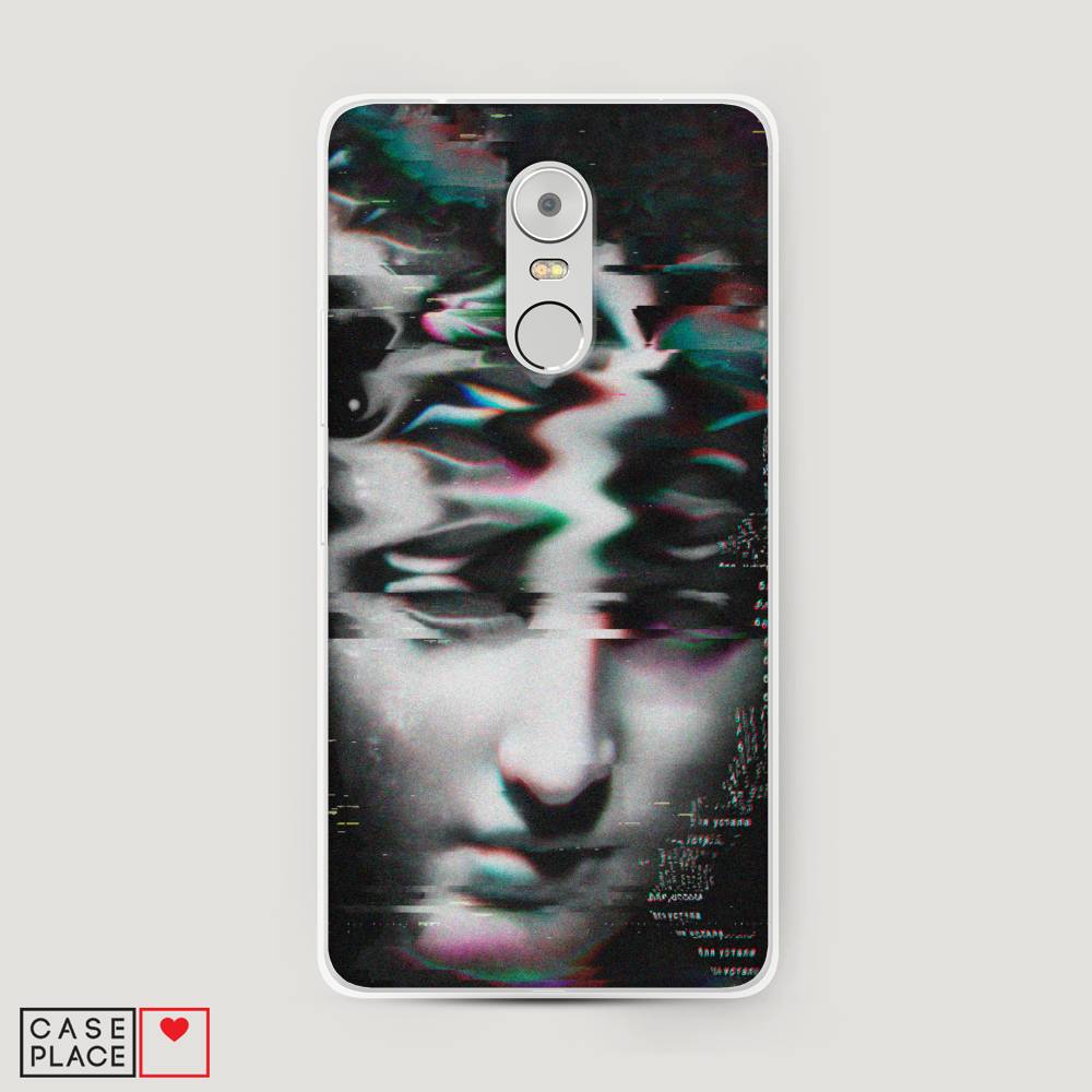 

Чехол Awog на Lenovo K6 Note / Леново K6 Note "Glitch Art", Серый, 112250-9