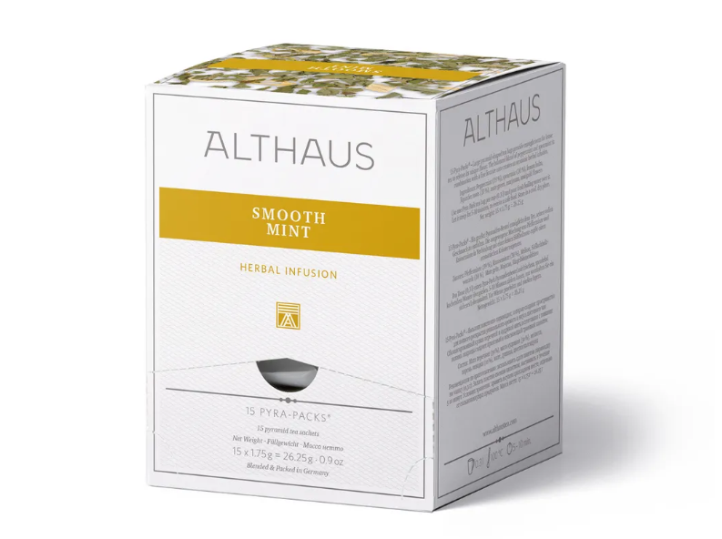 Чайный напиток Althaus Smooth Mint 175 г х 15 пакетиков 1105₽