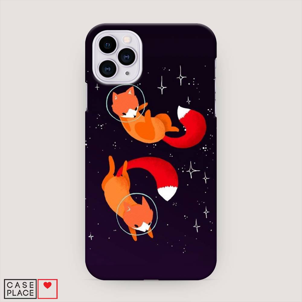 

Пластиковый чехол "Лисы космонавты" на Apple iPhone 11 Pro, 12320-3