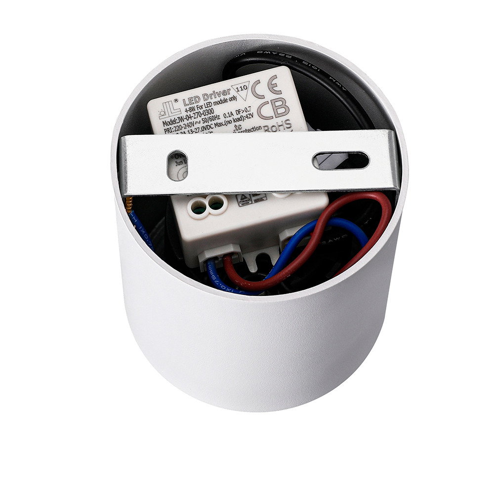 

Накладной светильник iLedex Metrica 108-7W-D80-4000K-24DG-WH, LED, 7W